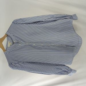 Treasure & Bond Striped Cotton Blouse